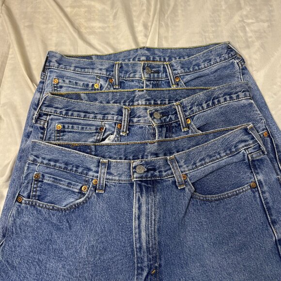 3pk Levi 505's - 36W 29L - Picture 2 of 5